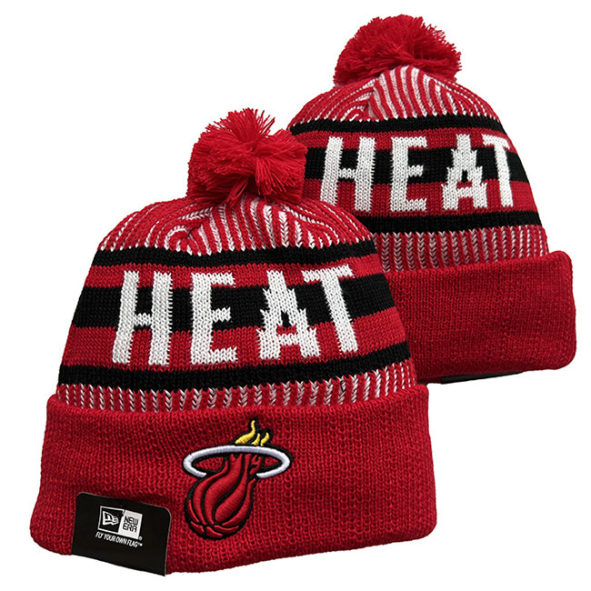 Miami Heat Knit Hats 043